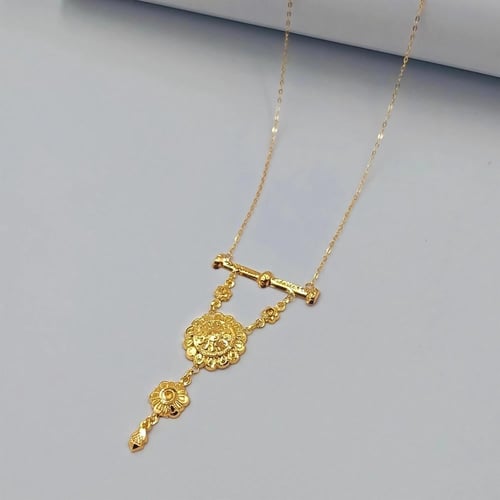 21K Necklace - عقد ذهب كرسي جابر عيار 21