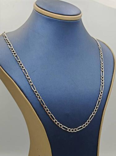 White Gold Necklace 18k - عقد سلسال ذهب ابيض عيار...