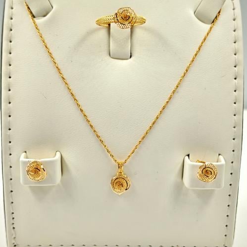 طقم ذهب عيار 21 - 21K Gold Set