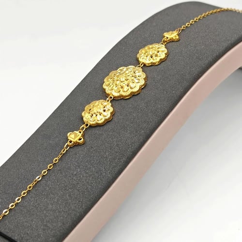 Bracelet 21K Gold -اسوارة كرسي جابر عيار 21