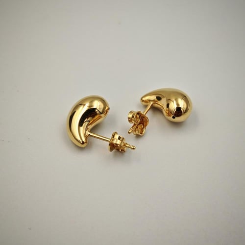 18k Gold Earrings - حق ذهب عيار 18