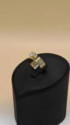 خاتم ذهب عيار - 18K Gold Ring