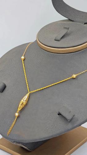 عقد ذهب عيار 21 - Necklace 21k