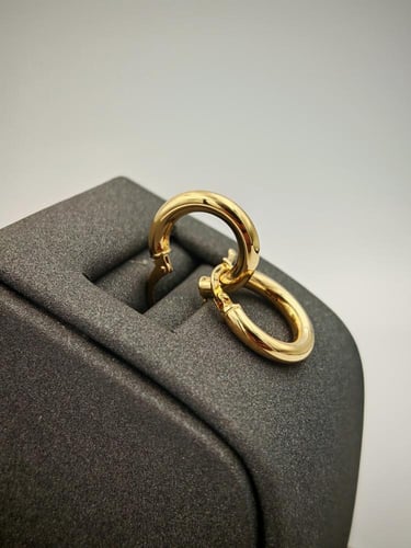 Earring 18K Gold - حلق عيار 18