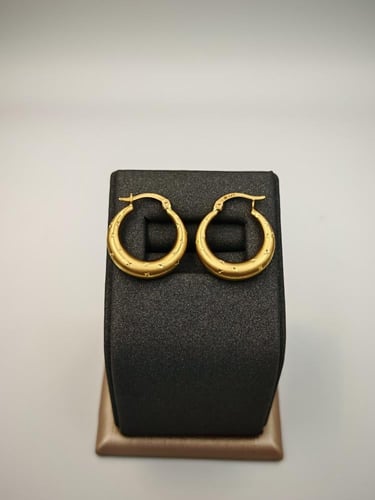 Earring 18K Gold - حلق عيار 18