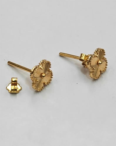 حلق ذهب عيار 18 - 18k Gold Earrings