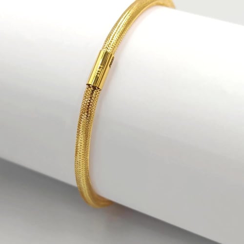 Stretch Bangle 21K Gold