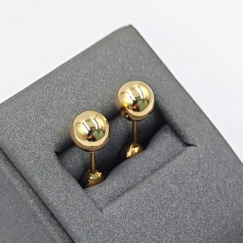 18K Gold Earrings - حلق ذهب عيار 18