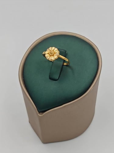 Ring 21k Gold - خاتم وردة عيار 21