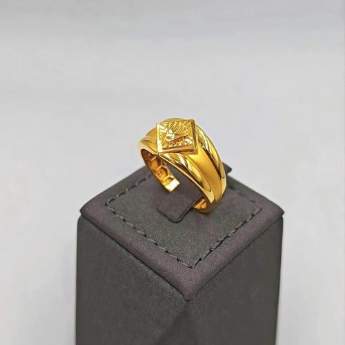 21K Crown Ring - خاتم ذهب عيار 21
