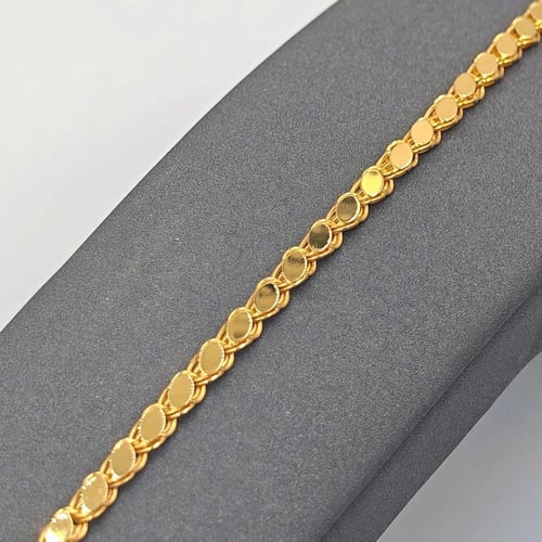 18K Gold Bracelet - إسوارة ذهب عيار 18