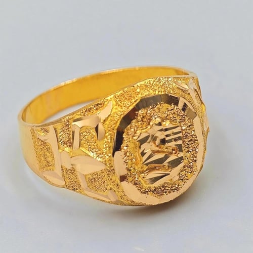 21K Gold Ring - خاتم ذهب عيار 21
