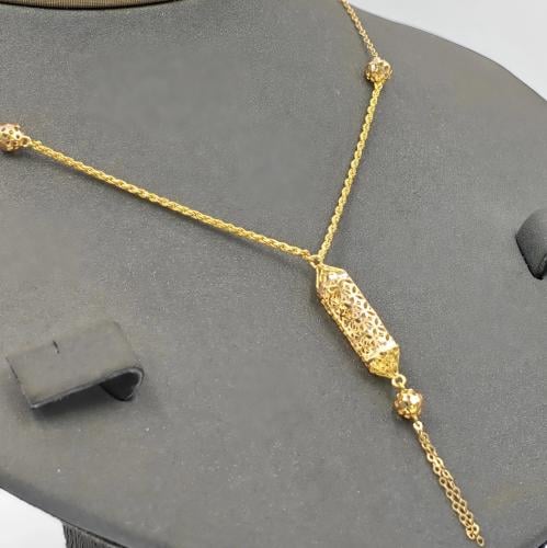 عقد ذهب عيار 21 - Necklace 21k