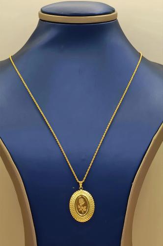 Necklace 21k Gold - عقد ذهب عيار 21