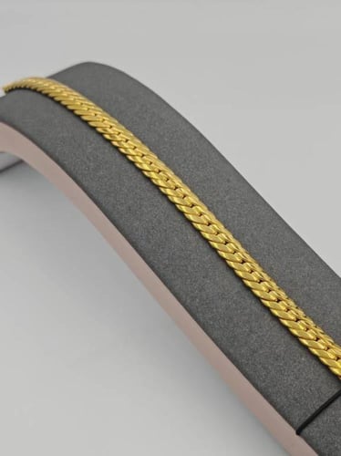 Snake Bracelet 21K Gold - إسوارة ذهب عيار 21