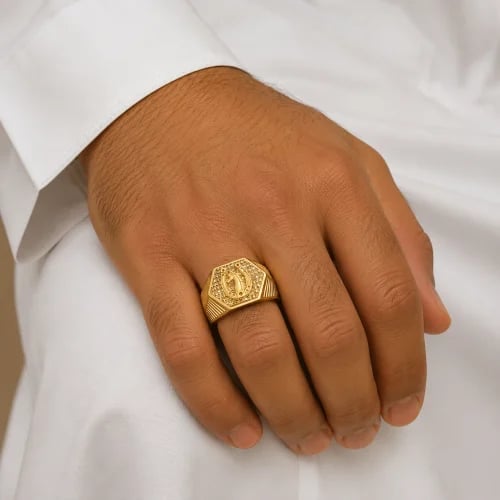 خاتم ذهب عيار - 21K Gold Ring