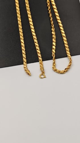 سلسال حلبي عيار 18 -Damascus Chain 18K
