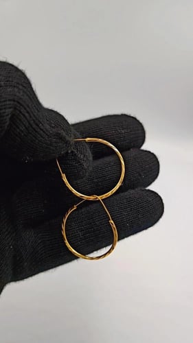 21K Earrings - حلق ذهب عيار 21