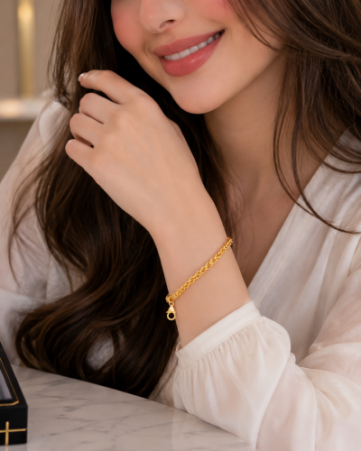 اسوارة ذهب عيار 18 - 18k Bracelet