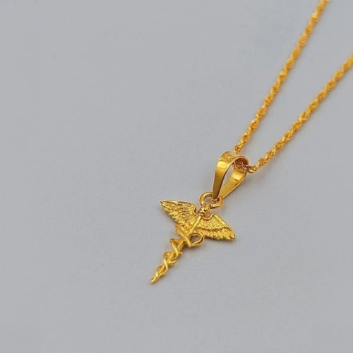 18K Gold Necklace - عقد ذهب عيار 18