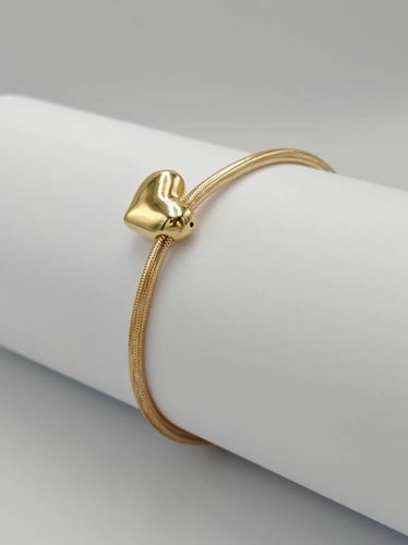 Stretch Bangle 18K Gold