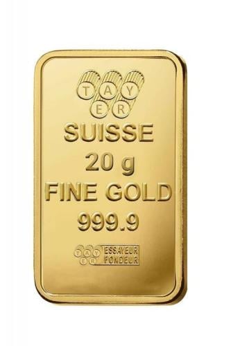 سبيكة ذهب عيار 24-20جرام