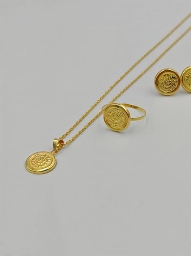 Coin Set 18k Gold