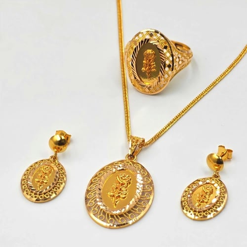 21K Gold set - طقم ذهب عيار 21