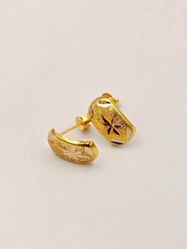 Earring 18K Gold - حلق عيار 18