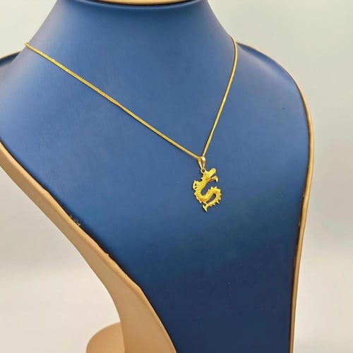 21K Dragon Necklace -