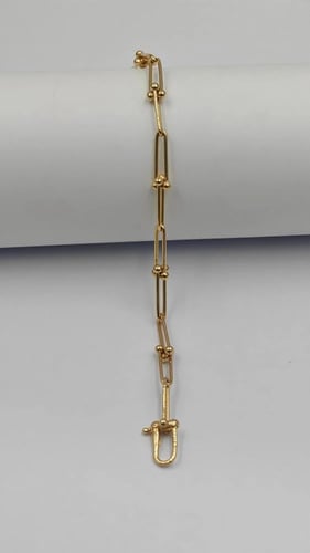 اسوارة ذهب عيار 18 - 18k Gold Bracelet