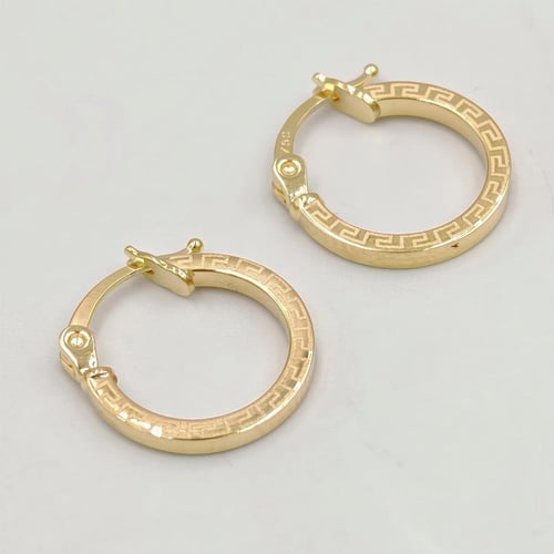 Earring 18K Gold - حلق ذهب عيار 18