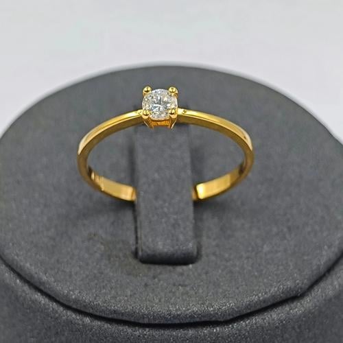 خاتم الماس عيار 18 - 18K Diamond Ring