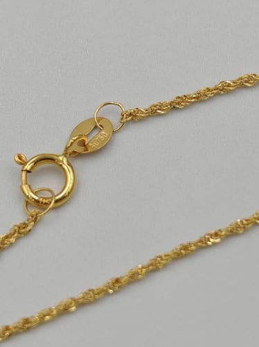 Necklace 18k Gold - عقد فراشة عيار 18