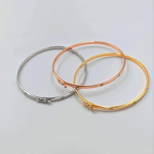 اساور كارتير بثلاثة الوان عيار 18 - 18K 3 Tone Car...