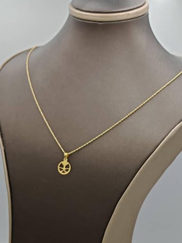Necklace 18k Gold - عقد شعار السعودية عيار 18