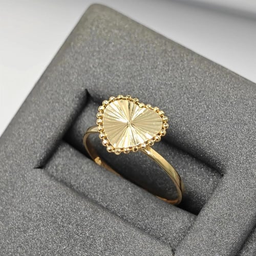 18K Gold Heart set - طقم ذهب عيار 18