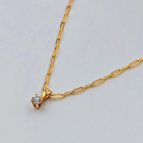 عقد الماس عيار 18 - 18K Diamond Necklace