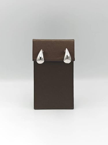 White Gold Earring Drop Shape 18K