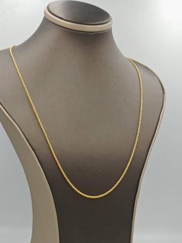 Rope Necklace 21K Gold