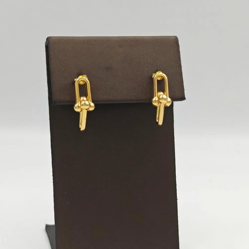 21K Tiffany Earrings - حلق تيفاني عيار 21