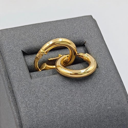 18k Gold Earrings - حلق ذهب عيار 18