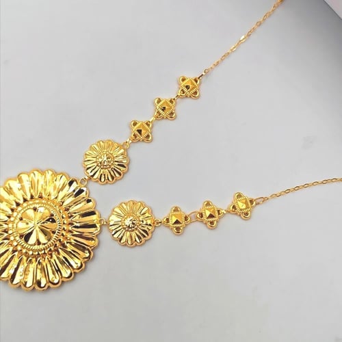 21K Necklace - عقد ذهب كرسي جابر عيار 21