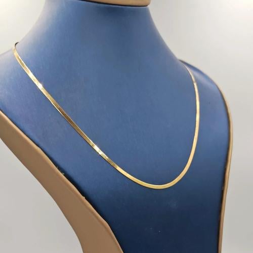 Flat Chain 18k - عقد ذهب عيار ١٨