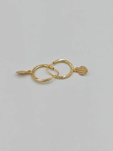 Earring 21k Gold - حلق عيار 21