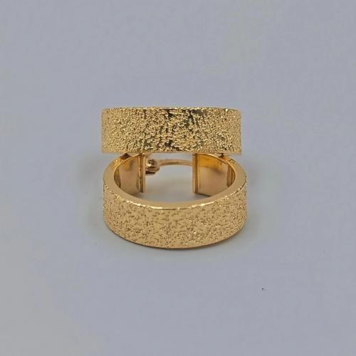 18k Earrings Gold - حلق عيار 18