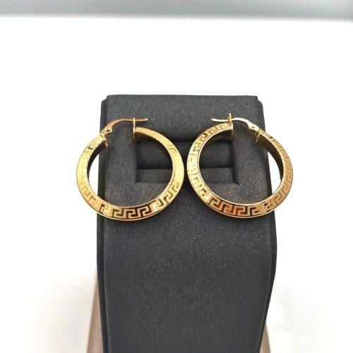 18k Gold Earrings - حلق ذهب عيار 18