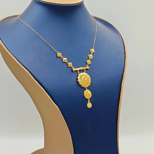 عقد كرسي جابر عيار 21 - 21K Gold Necklace