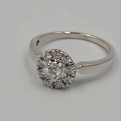 خاتم الماس عيار 18 - 18K Diamond Ring