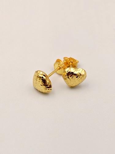 18k Earrings Gold - حلق عيار 18
